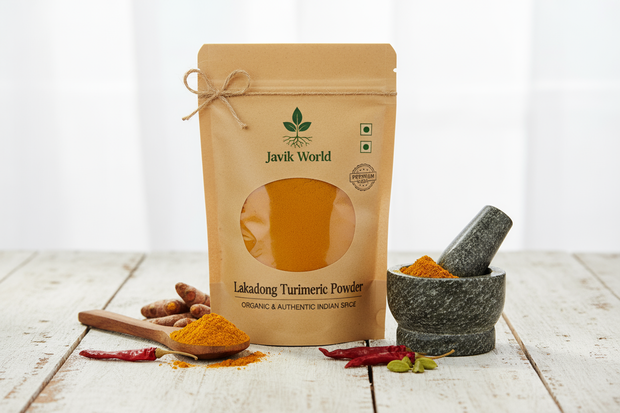Lakadong Turmeric Powder product of jaivik world 