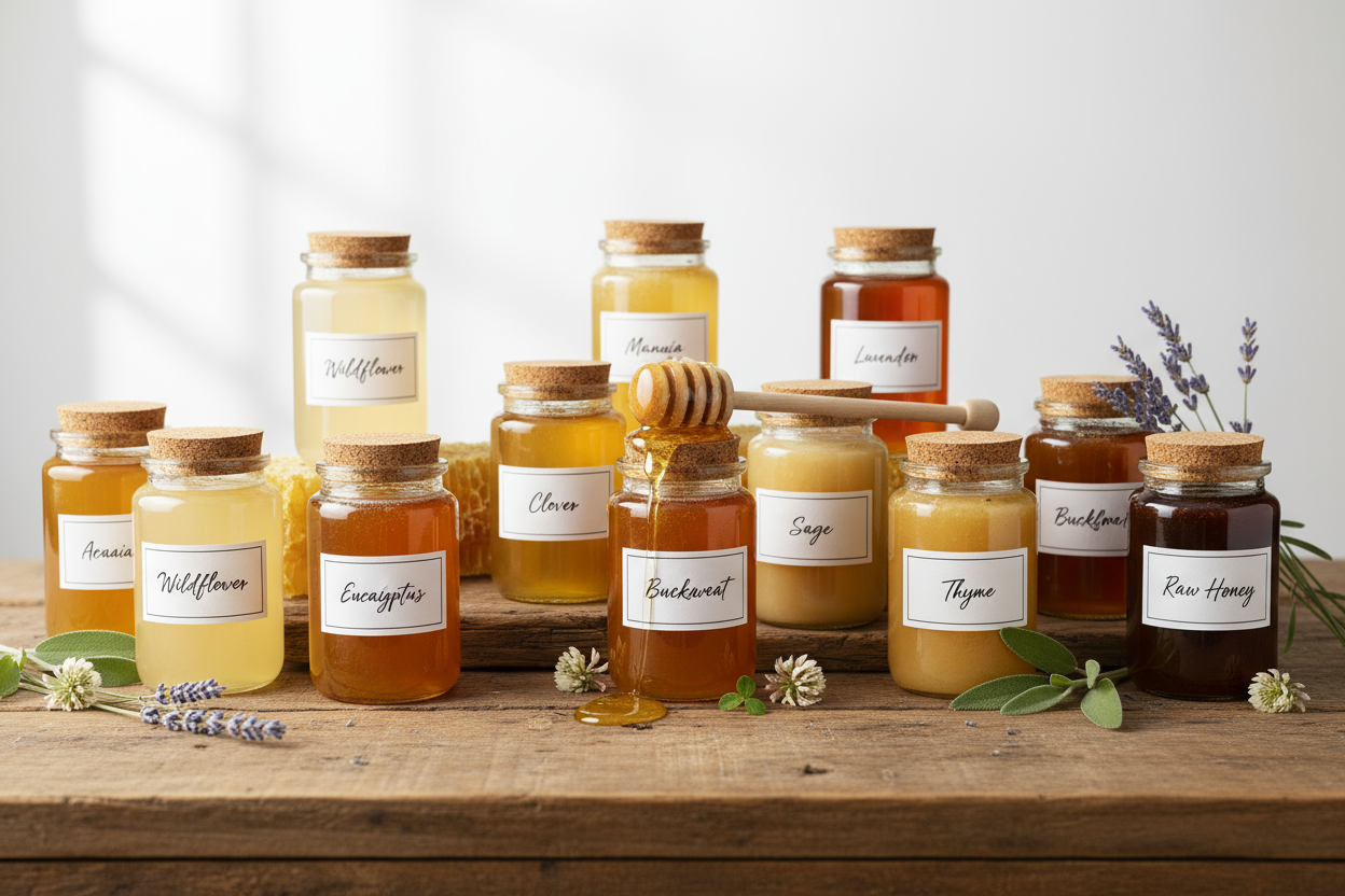 Organic Honey(12 Flavours)