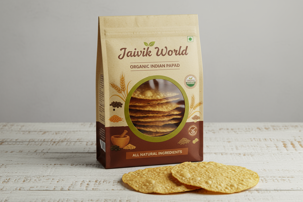 papad package jaivik world product 